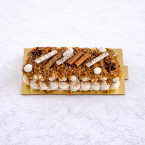 Bûche Pavlova Poire Crème de Marron