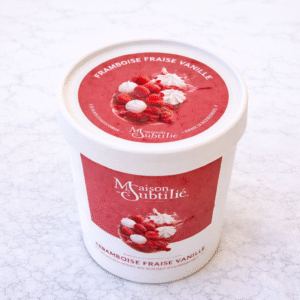 Framboise fraise vanille